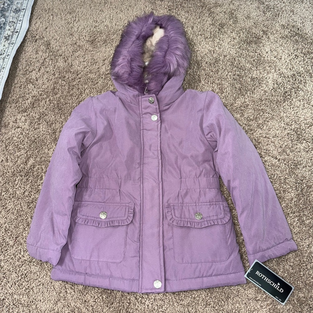 Rothschild Lavender Coat for Girls